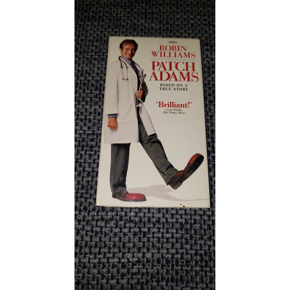 Patch Adams VHS 1998 Robin Williams Universal Pictures Biographical Comedy Drama